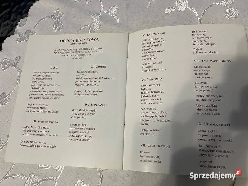Książeczka droga krzyżowa miękka Pozostałe