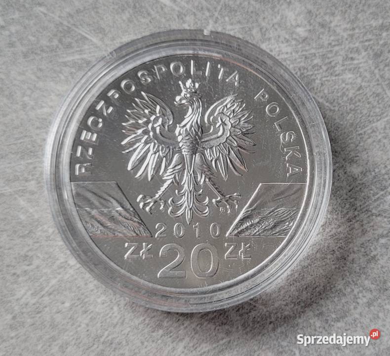 H5 POLSKA srebro 20 Złotych 2010 r Podkowiec Wola Kruszyńska