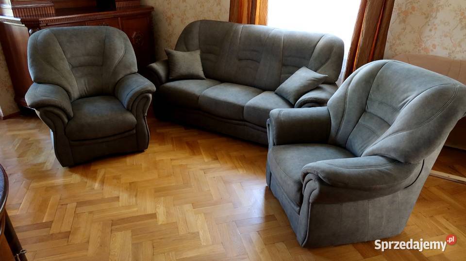Piękny komplet wypoczynkowy Bologna sofa 3 os i 107cm Ziębice sprzedam