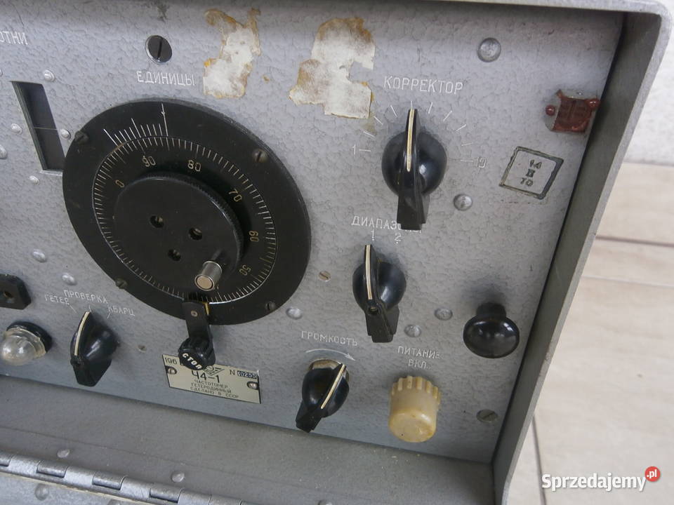 Licznik częstotliwości radziecki 41 sprawny 1962 Łódź sprzedam