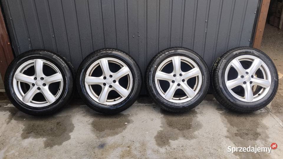 Felgi aluminiowe z oponami lato 20555R16 śruby Czarzyzna