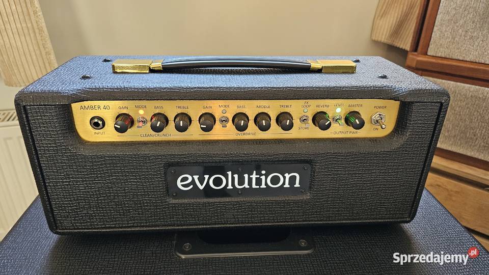 Wzmacniacz gitarowy Evolution i Kolumna V30 2x12 mikserym nagłośnienie