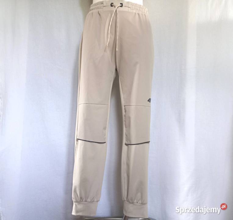 SPODNIE sportowe Damskie beż r 3638 4F letnie Odzież sportowa Białystok