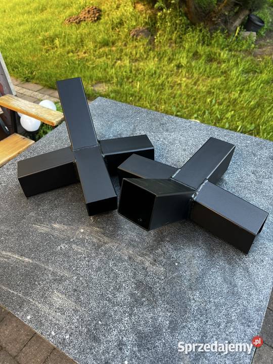 2 nogi do hamaka podstawy stalowe 60x60 czarne metal Radomsko