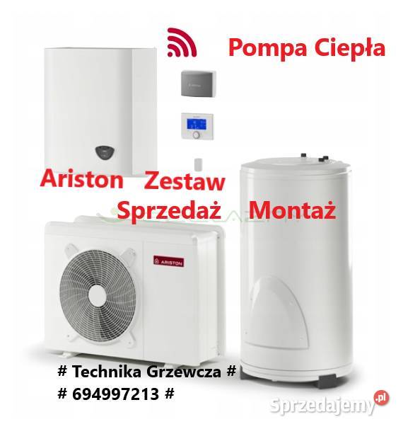 Pompa Ciepła Ariston Nimbus 50 S NOWA Zestaw Śrem