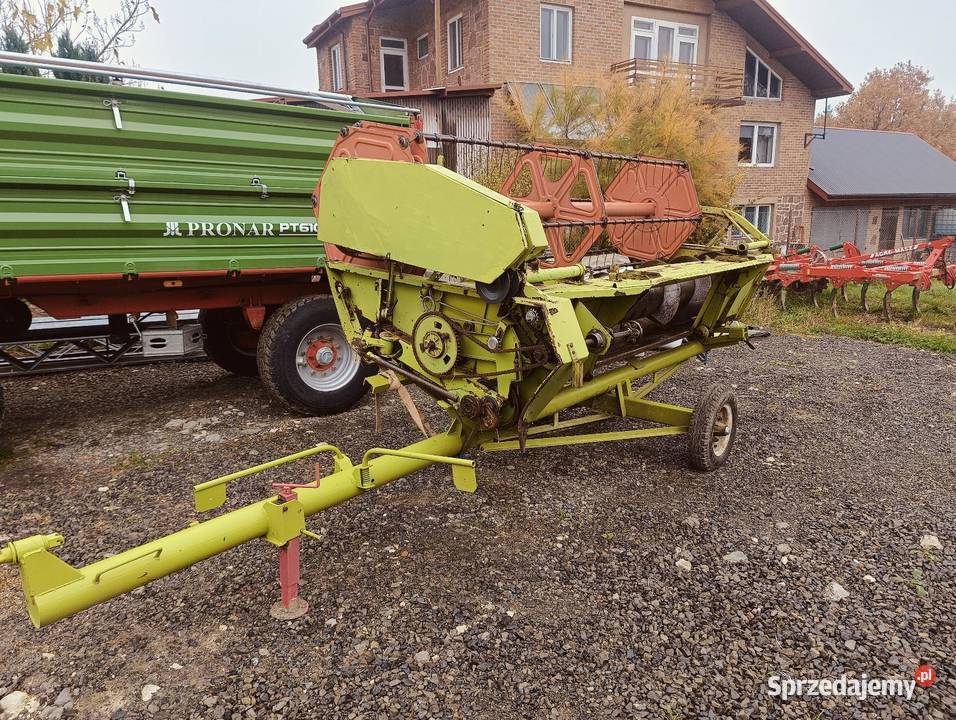 Claas Dominator 76 heder 36m wózek John Deere Bystrzyca Stara