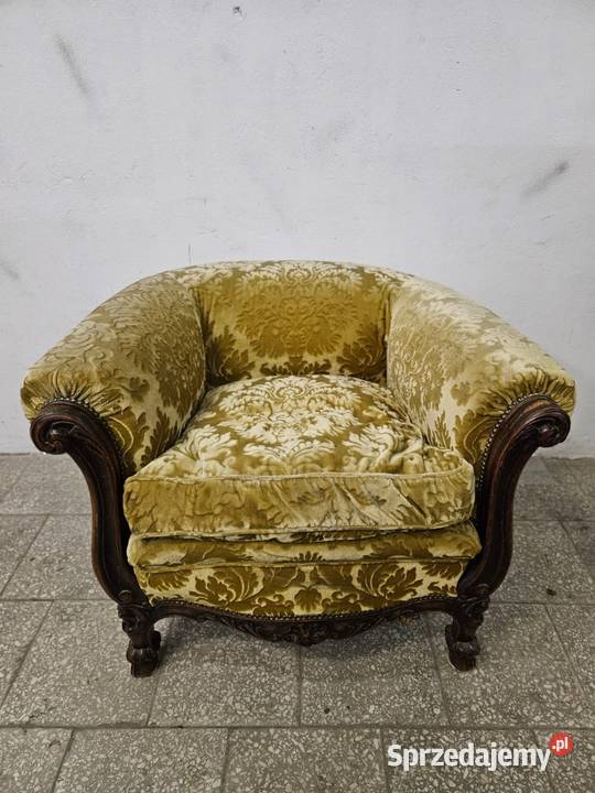 Ludwikowska sofa i dwa fotele małopolskie