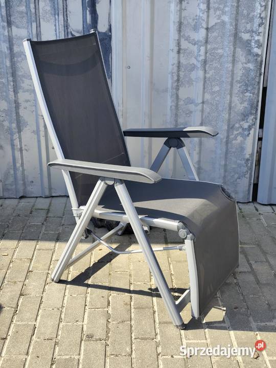 Aluminiowy Fotel Ogrodowy Wielopozycyjny z łódzkie Poddębice