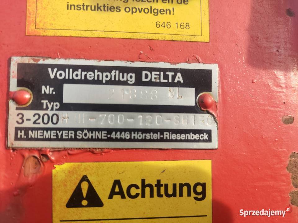 Pług 3 skibowy niemayer Targowisko