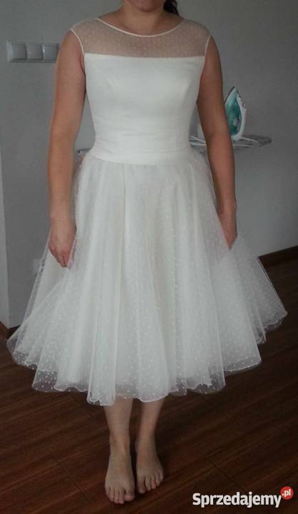 Agnes model 11254 ECRU krótka stan Zglechów