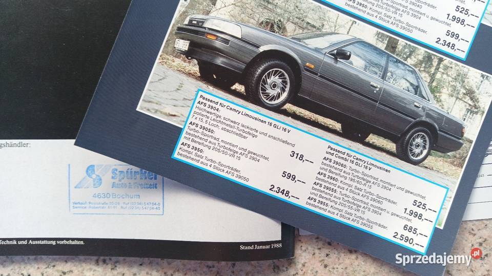 TOYOTA Camry V20 Prospekt