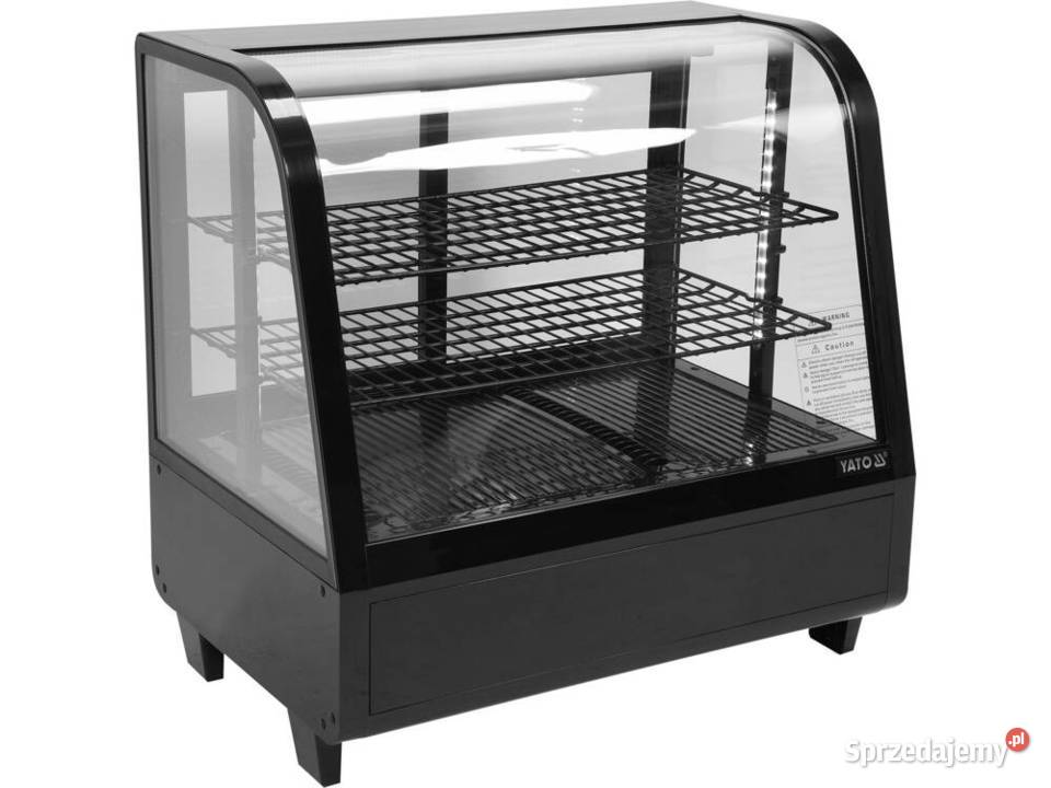 YG05020 WITRYNA CHŁODNICZA 100L 68X45X67 CZARNA Małkinia Górna