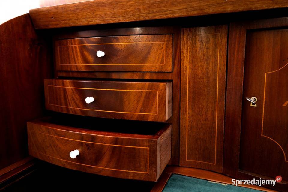 Sekretarzyk biedermeier z ok 1890 roku Europa śląskie