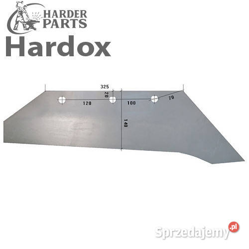 Lemiesz 300hektarów HARDOX SS1100P części do