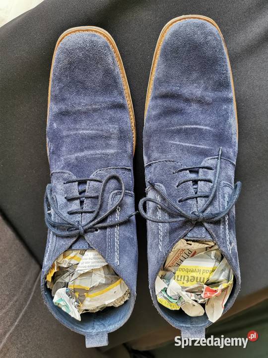 Eleganckie Buty firmowe Skóra Naturalna NUBUK 44 sprzedam