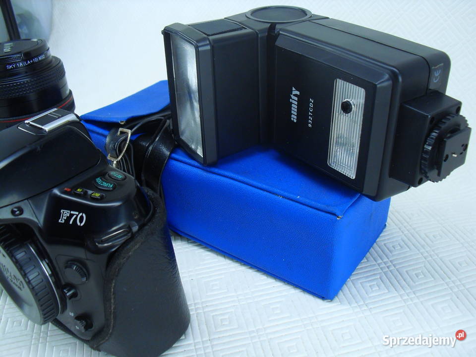NIKON F 70 OBIEKTYW FLESZ 2 dolnośląskie Bielawa