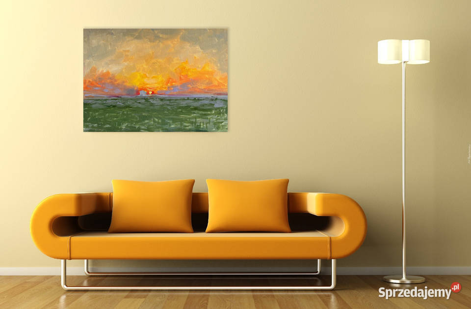 Wschód słońca w Avebury obraz olejny pejzaż Katowice