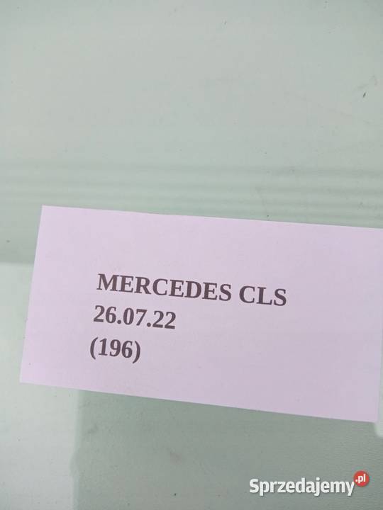 SZYBA BOCZNA DRZWI PRAWY PRZÓD MERCEDES CLS W219 szyby Nowy Tomyśl