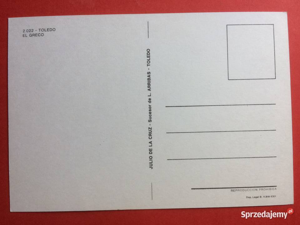 509 Widokówka Toledo Szczecin