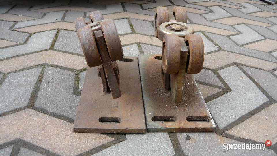 Wózki 2 rolki rolka do bramy przesuwnej wózek sprzedam