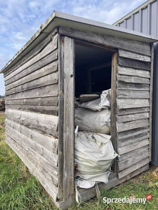 budka magazyn domek drewniany Wólka Podleśna