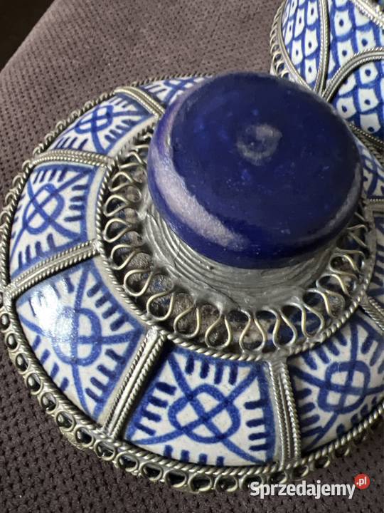 Bomboniera sygnowana porcelana ceramika antyk Zabrze