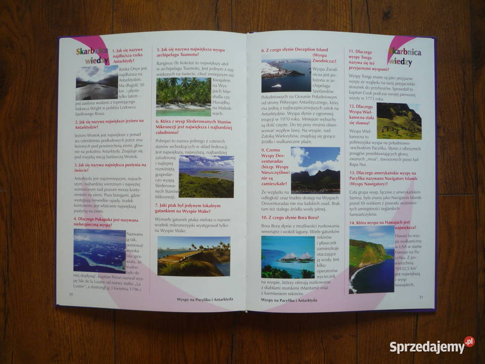 NOWA Książka Skarbnica wiedzy Geografia świata Książki dla dzieci