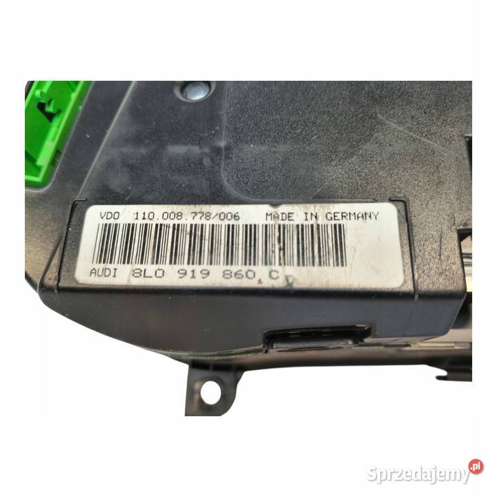 LICZNIK ZEGARY 8L0919860C Audi A3 8L 16 8V 18 osobowe Chełm