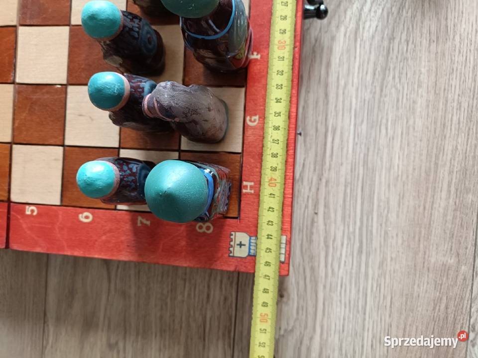 Stare porcelanowe szachy PRL DDR Wrocław