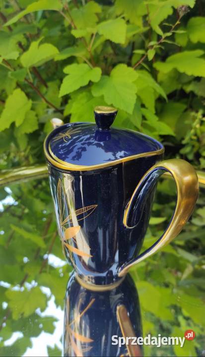 Lindner PorzellanEcht Cobalt poł XX w