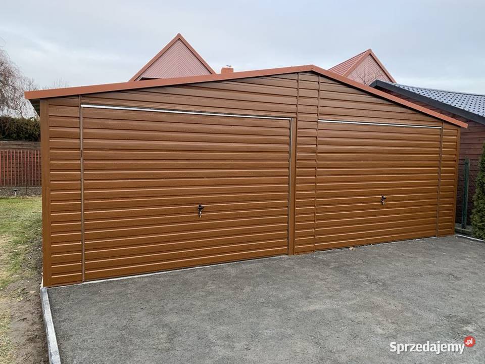 Garaż blaszany 7x5 WZMOCNIONY PROFILAMI Lublin
