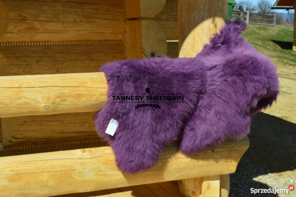 Skóra Owcza Filoetowa Dekoracyjna Naturalna Szaflary sprzedam