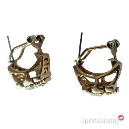 GORGONA MEDUZA WŁOSKIE KOLCZYKI VINTAGE pozłacane Częstochowa sprzedam