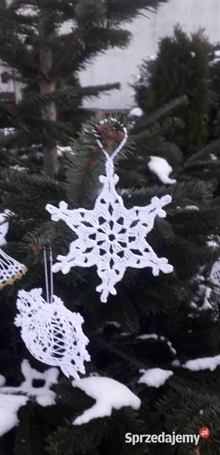 Bombki ręcznie robione na szydełku