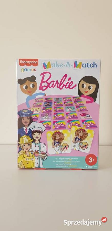 Nowa Memory Barbie Gra dzieci GWN51 fisher folia mazowieckie Warszawa