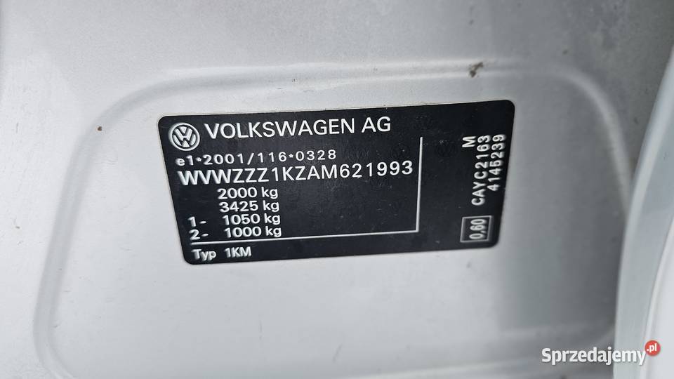 WOLKSWAGEN GOLF 6 VARIANT Automat DSG 16 TDI automatyczna Wodzisław Śląski