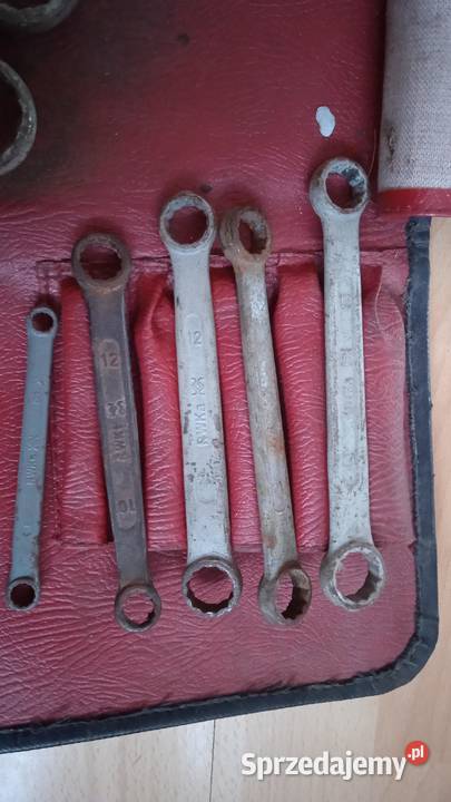 Zestaw 12 kluczy płasko oczkowych PRL RWKa Lublin sprzedam