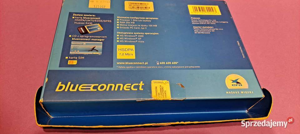 BLUECONNECT Era zestaw używany vintage Huawei