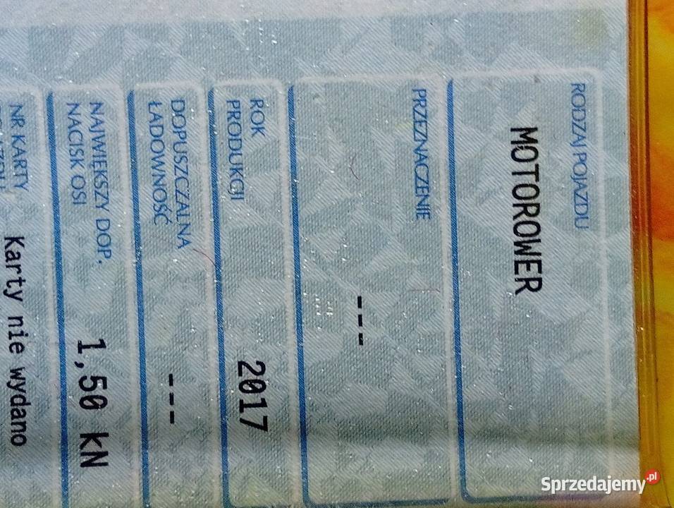 Skuter 4T 2017 Długie Opłaty 49cm3 łódzkie Kamieńsk