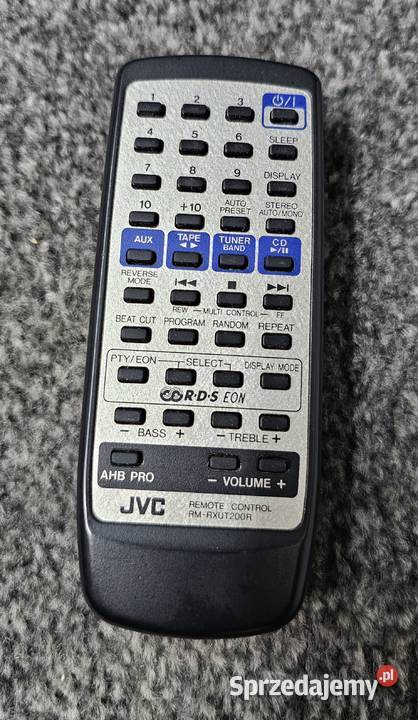 Pilot audio JVC RMRXUT200R Wieże i miniwieże Elektronika małopolskie Kraków