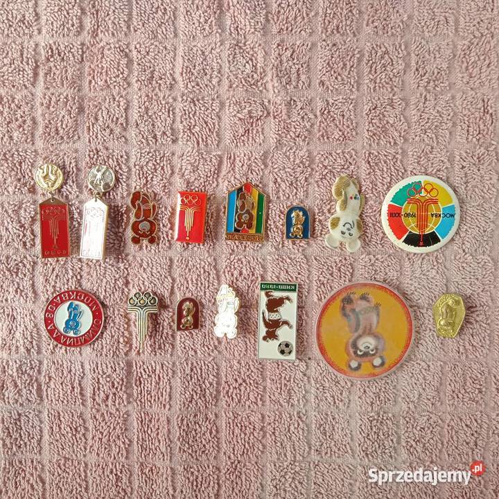 Przypinki CCCP Olimpiada Moskwa 80 Osięciny