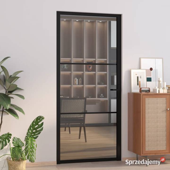 vidaXL Drzwi wewnętrzne 93x2015 czarneSKU350562 Drzwi Warszawa