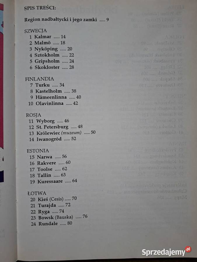 Zamki regionu Morza Bałtyckiego ISBN 8386206144 Kraków