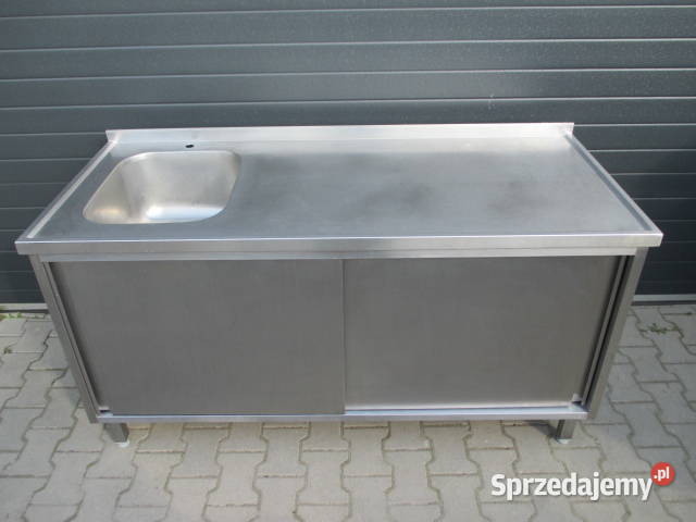 Zlew Gastronomiczny 1 Komorowy Drzwi Suwane Ostrów Wielkopolski