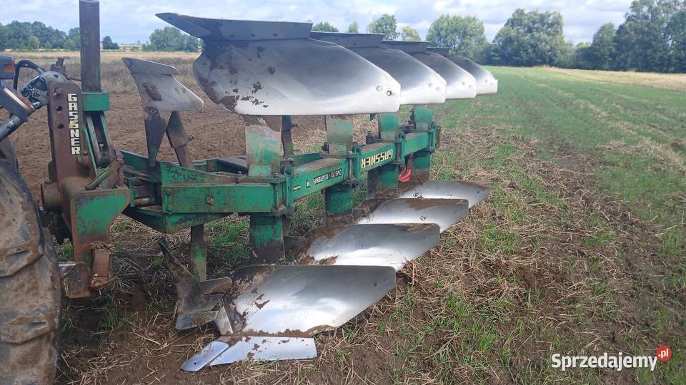 Pług obrotowy Gassner 4 skiby lemken kuhn rabe Pługi Wieluń
