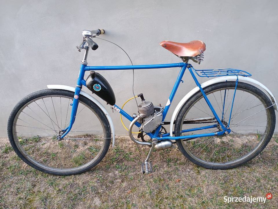 Rower z silnikiem KO D4 zabytkowy Kurzętnik