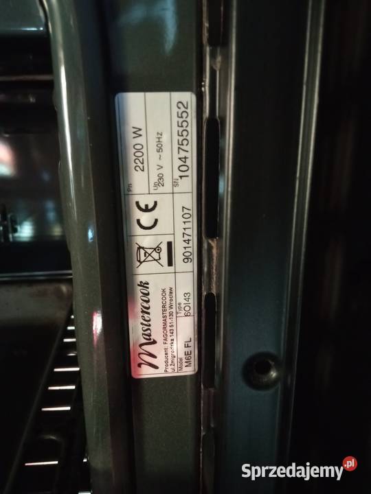 Mastercook 60 piekarnik elektryczny do zabudowy Kuchenki i piekarniki Sosnowiec