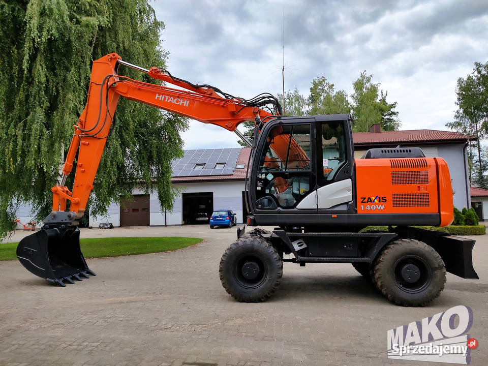 Koparka kołowa Hitachi ZX140W5B 2016r 11 200 mtg nie Motoryzacja sprzedam