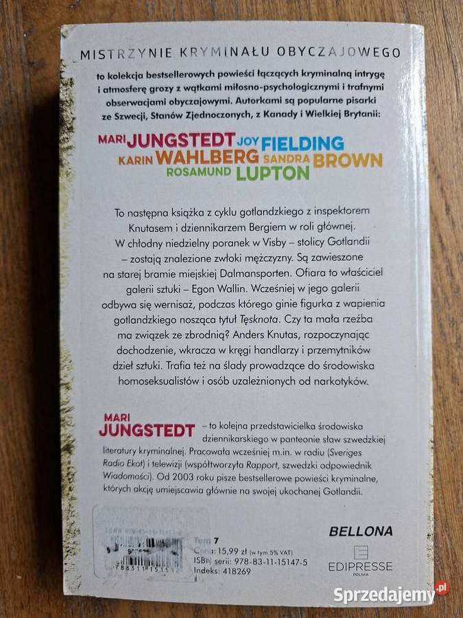 Umierający Dandys Mari Jungstedt miękka Kraków sprzedam