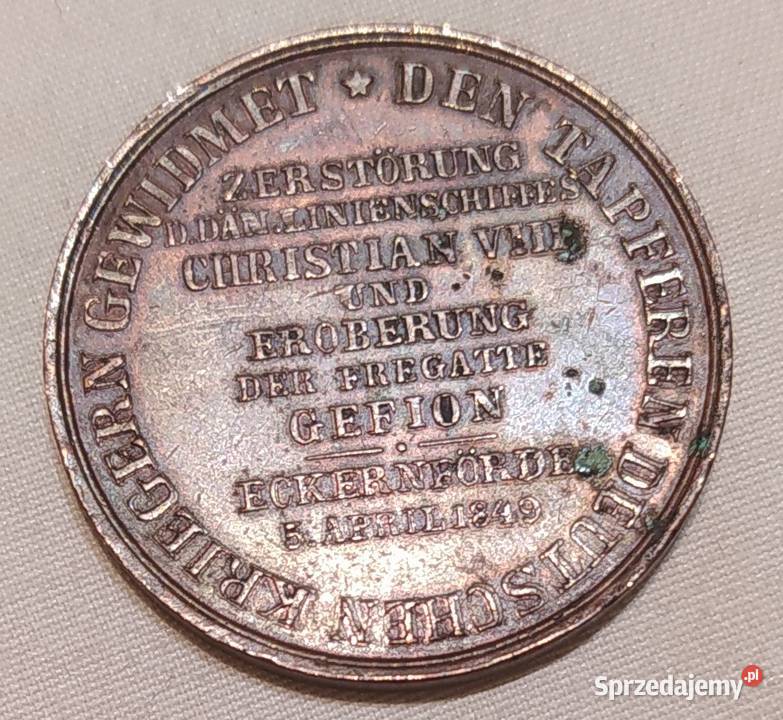 Medal okolicznościowy 1849 Gdańsk